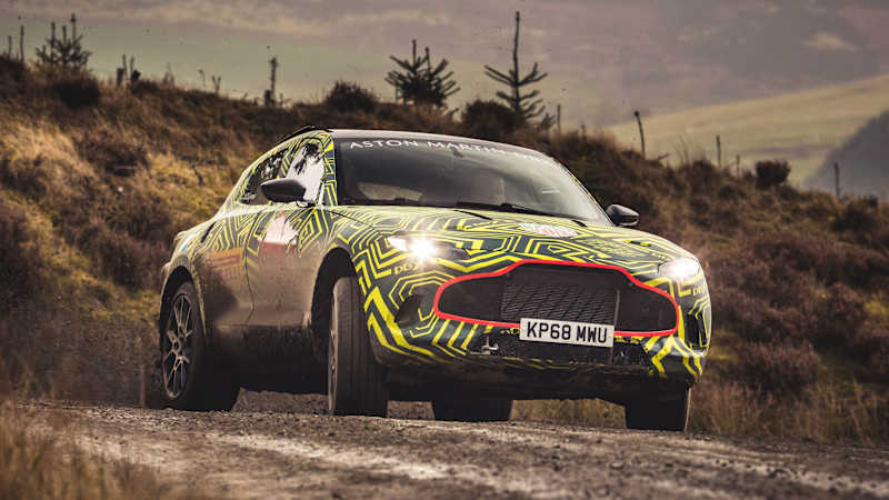 Behold the Aston Martin SUV: Officially named DBX, coming in 2019